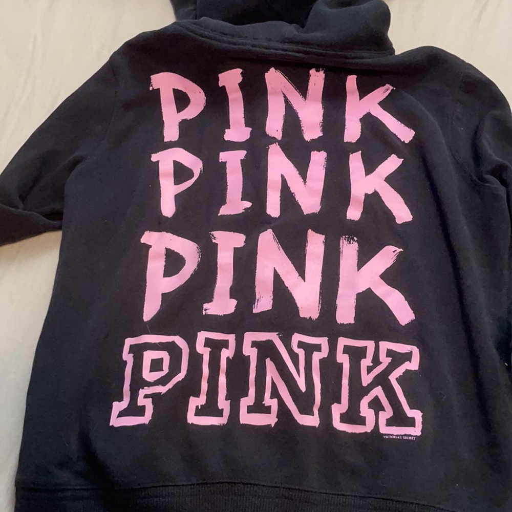 Pink zip up hoodie